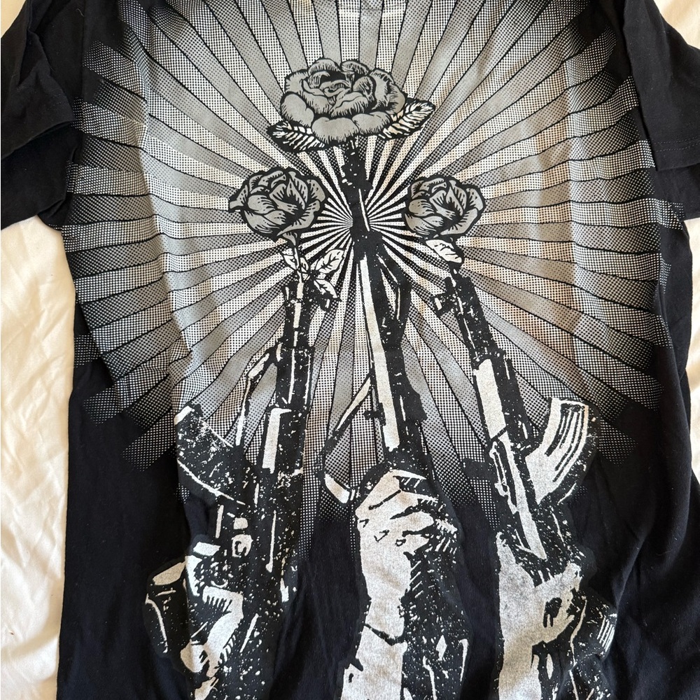 Black Graphic Men's Shirt